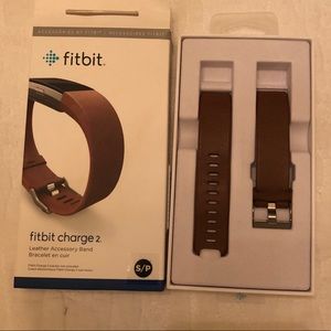 NWT Comes In Box Fitbit charge 2 Leather Band S/P